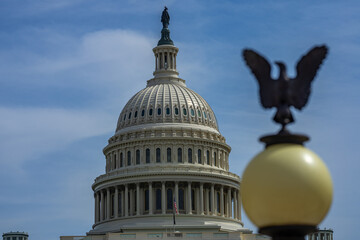 Capitol building. US National Capitol in Washington, DC. American landmark. Photo of of Capitol Hill.