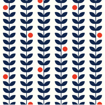 Scandinavian Stripe Designs in Fabric, Wallpaper and Home Decor
