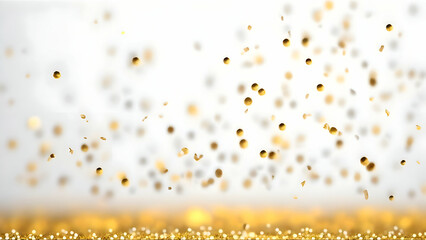 White, gold, golden, waves, dots, drops, particles, paint, celebration, yellow, star, shiny, grunge, colorful, card, greetings, Wallpaper, background, HD