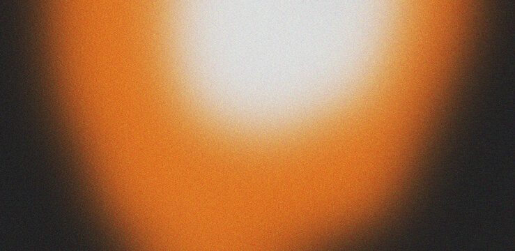 Dark grainy color gradient background orange white glowing banner header abstract design
