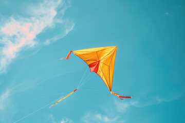 A kite flying in the sky
