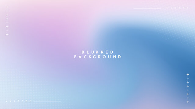 Gradient blurred background in shades of pink blue. Ideal for web banners, social media posts, or any design project that requires a calming backdrop