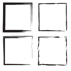 Hand drawn sketch frame vector. Simple doodle rectangle pencil frame border shape. Hand drawn doodle scribble border element for text quote template. Pencil brush stroke style. Vector illustration