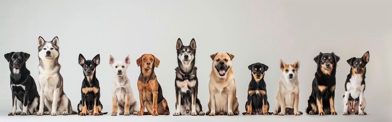 Terrier weiner dog mix - obrazy, fototapety, plakaty