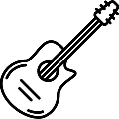 Fototapeta premium Acoustic Guitar icon