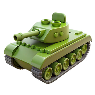 recommend clip art: military battle tank on white background