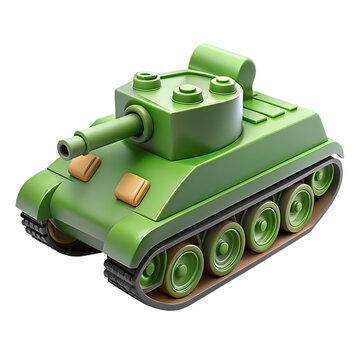 recommend clip art: military battle tank on white background