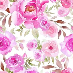 seamless pattern with roses
