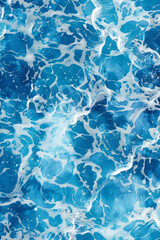 water pool, complete with ripples and flowing waves, offering a seamless pattern for a refreshing blue aqua swimming experience during the summer. This pattern captures the essence of the sea and ocea
