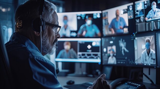 montage of people working together