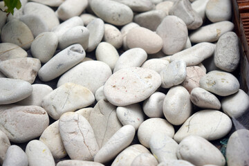 collection of white stones