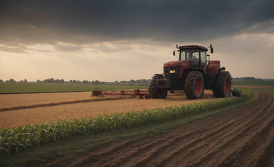 Obraz premium agriculture farm backdrop , detailed