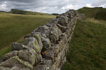 Along the Hadrian's wall between Twice Brewed and Chollerford - Northumberland - England - UK © Collpicto