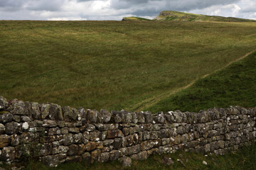 Along the Hadrian's wall between Twice Brewed and Chollerford - Northumberland - England - UK © Collpicto