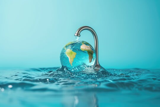2023 Concept  Every Drop Matters for World Water and Environment