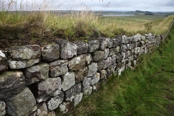 Along the Hadrian's wall between Twice Brewed and Chollerford - Northumberland - England - UK © Collpicto