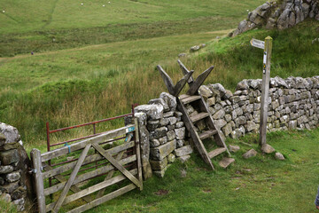 Along the Hadrian's wall between Twice Brewed and Chollerford - Northumberland - England - UK © Collpicto
