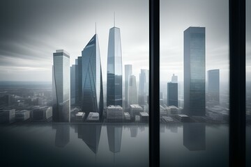 corporate business building | skyscrapers in the city | office building