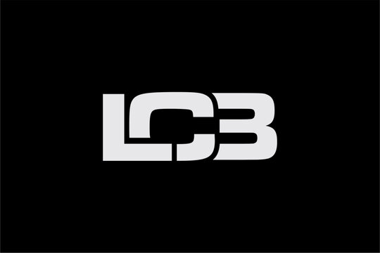 LCB creative letter logo design vector icon illustration