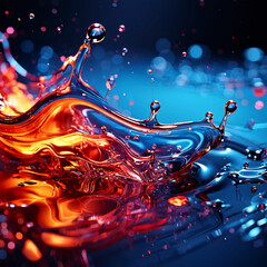 Vibrant Liquid Dance