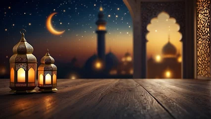 Foto op Plexiglas anti-reflex lantern islamic background © Rizki Ahmad Fauzi