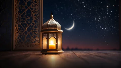 Poster lantern islamic background © Rizki Ahmad Fauzi