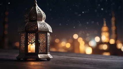 Sierkussen lantern islamic background © Rizki Ahmad Fauzi