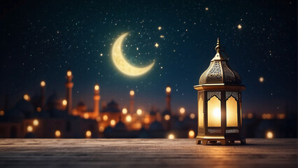 Fototapeta na wymiar lantern islamic background