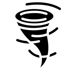typhoon, hurricane, tornado symbol vector illustration