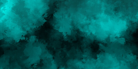 Mint smoke texture on black. Freeze motion of dust splash Abstract background of chaotically mixing puffs of smoke on a dark mint particles explosion on black background graphics pattern lines.