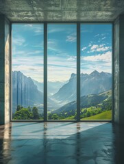 Windows of Tranquility: A Series of Peaceful Views from Various Perspectives