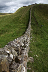 Along the Hadrian's wall between Twice Brewed and Chollerford - Northumberland - England - UK © Collpicto
