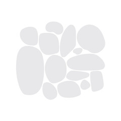 light gray minimalist shape illustration