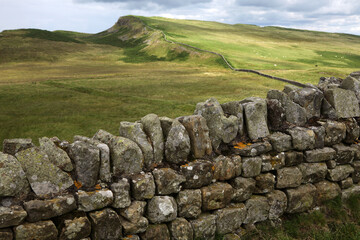 Along the Hadrian's wall between Twice Brewed and Chollerford - Northumberland - England - UK © Collpicto