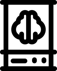 brain incubator icon. vector line icon for your website, mobile, presentation, and logo design.