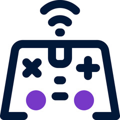 gamepad icon. vector dual tone icon for your website, mobile, presentation, and logo design.