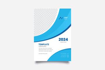 Corporate business flyer layout, Flyer cover design, Annual report, Corporate presentation, Digital marketing flyer, Business brochure template design with mockup