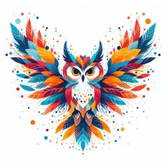 Isolated Colorful Bird on a Clear PNG Canvas, Generative AI
