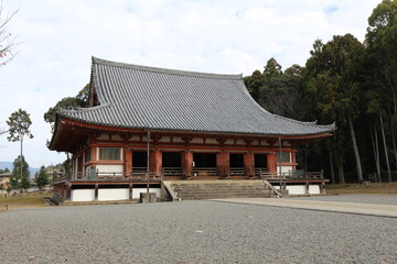 Naklejka premium Kondo Hall in Daigoji Temple, Kyoto, Japan