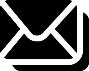 email icon. vector glyph icon for your website, mobile, presentation, and logo design.