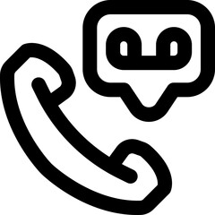record call icon. vector line icon for your website, mobile, presentation, and logo design.