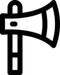 axe icon. vector line icon for your website, mobile, presentation, and logo design.