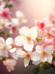 Naklejka na ściany i meble cherry blossoms