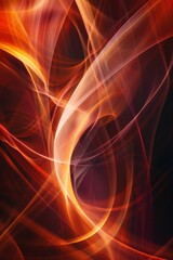 Fototapeta premium Vibrant Red and Yellow Abstract Background