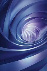 Abstract Blue and White Spiral Background