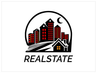 Realstate design vector,house logo templete
