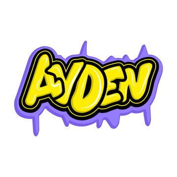 graffiti name lettering typography art illustration