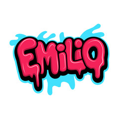 graffiti name lettering typography art illustration