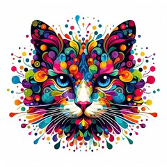 Isolated Colorful Animal on a Clear PNG Canvas, Generative AI