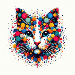 Naklejka premium Isolated Colorful Animal on a Clear PNG Canvas, Generative AI